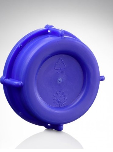 Plombierflasche 500ml PE natur inkl. DIN 51 Verschluss PE blau